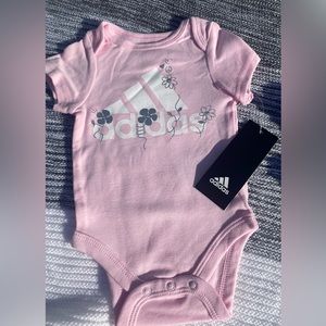 Adidas baby girl 3 months bodysuits 3 pack